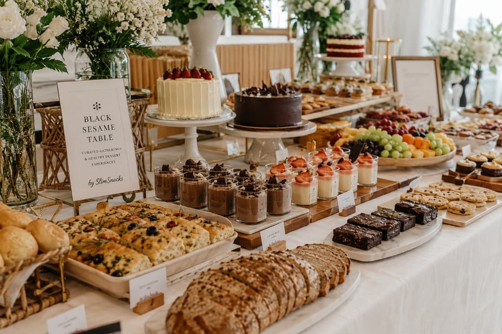 Black Sesame Table curated spread